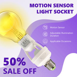 🔥 Hot Sale Today 50% OFF 🔥Motion Sensor Light Socket
