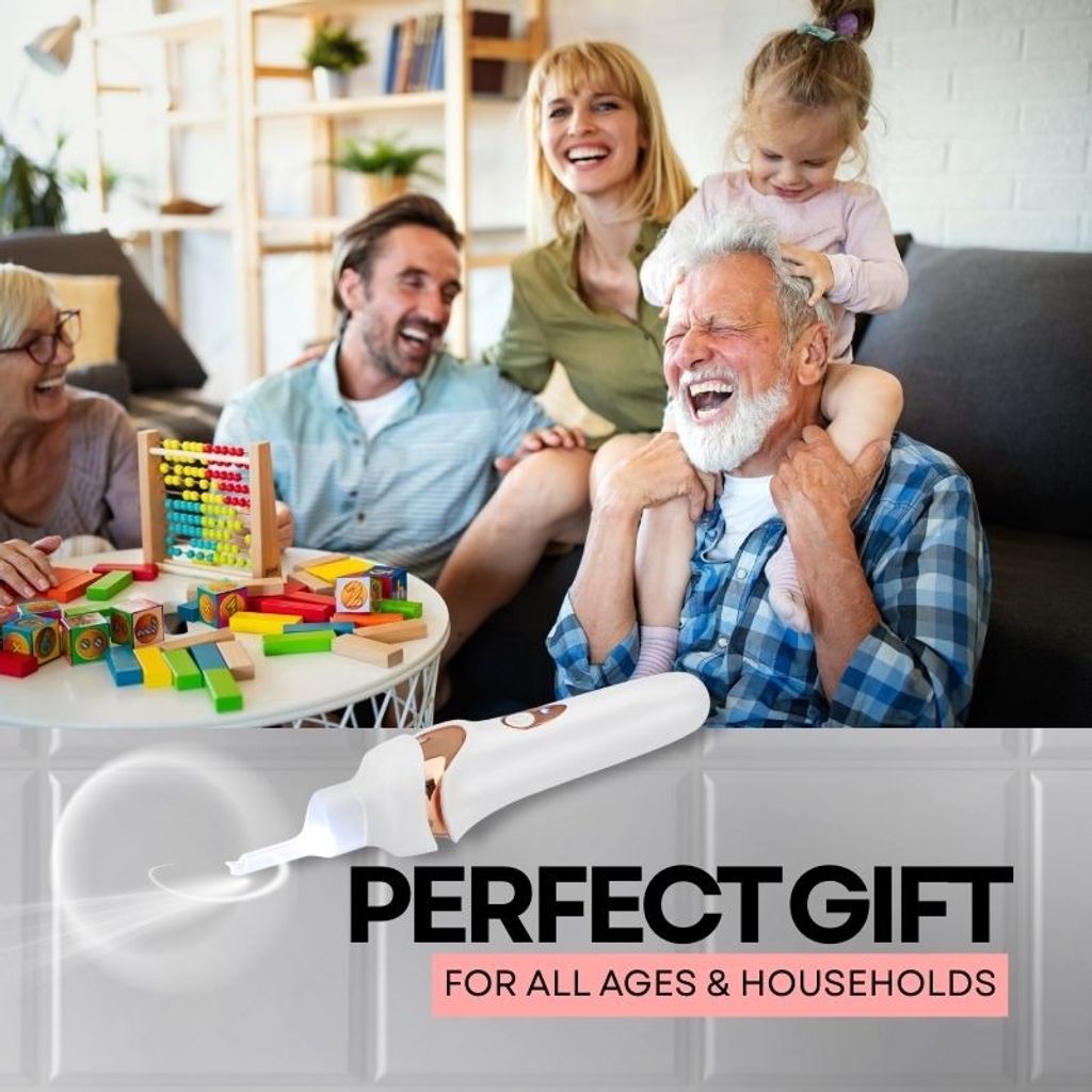 Earwax Vacuum - Safe & Painless Ear Cleaning for the Whole Family