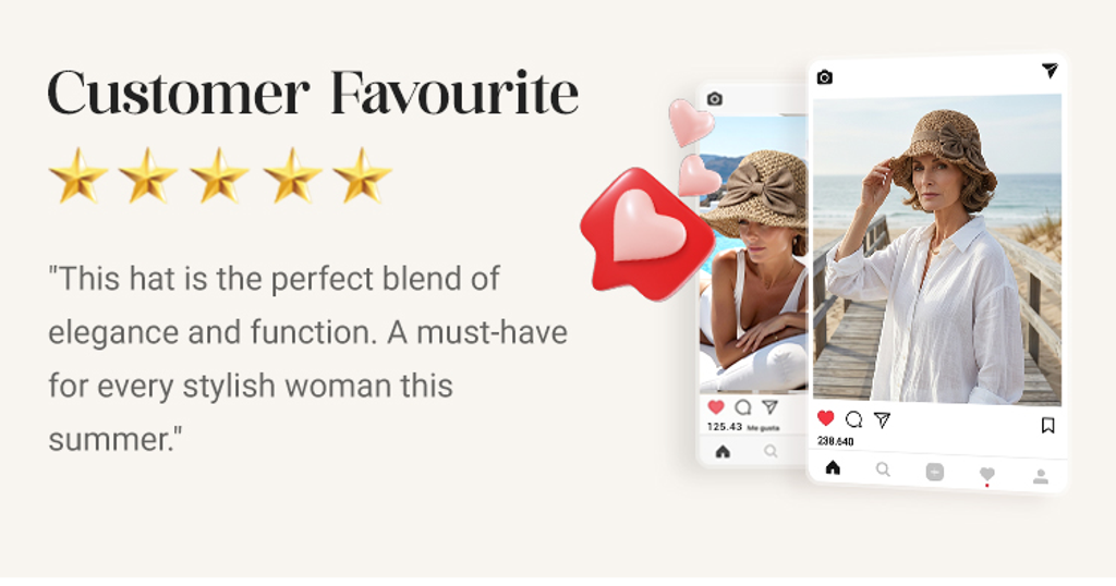 🔥 Hot Sale 49% OFF🔥Elegant Woven Straw Sun Hat with Bow