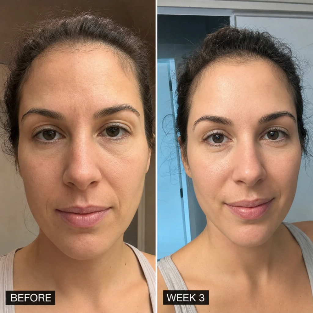 Customer before and after result